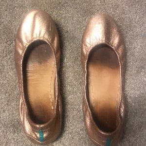 Rose Gold Tieks size 9